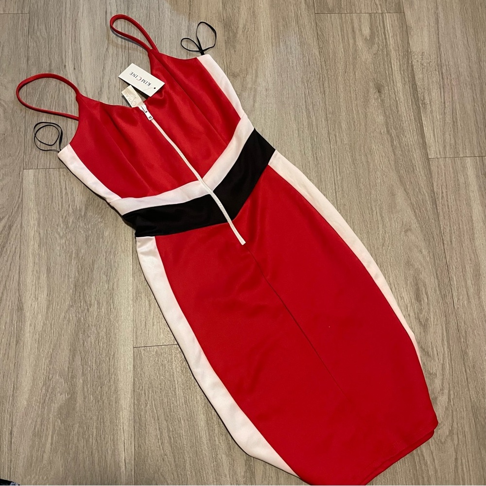 Body con racing dress